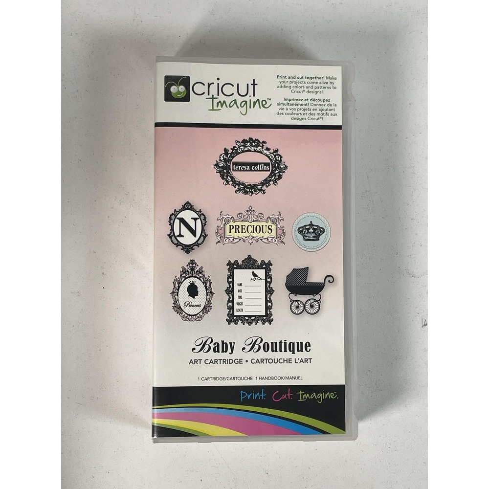 Cricut Imagine Baby Boutique Art Cartridge Teresa Collins Scrapbooking Card